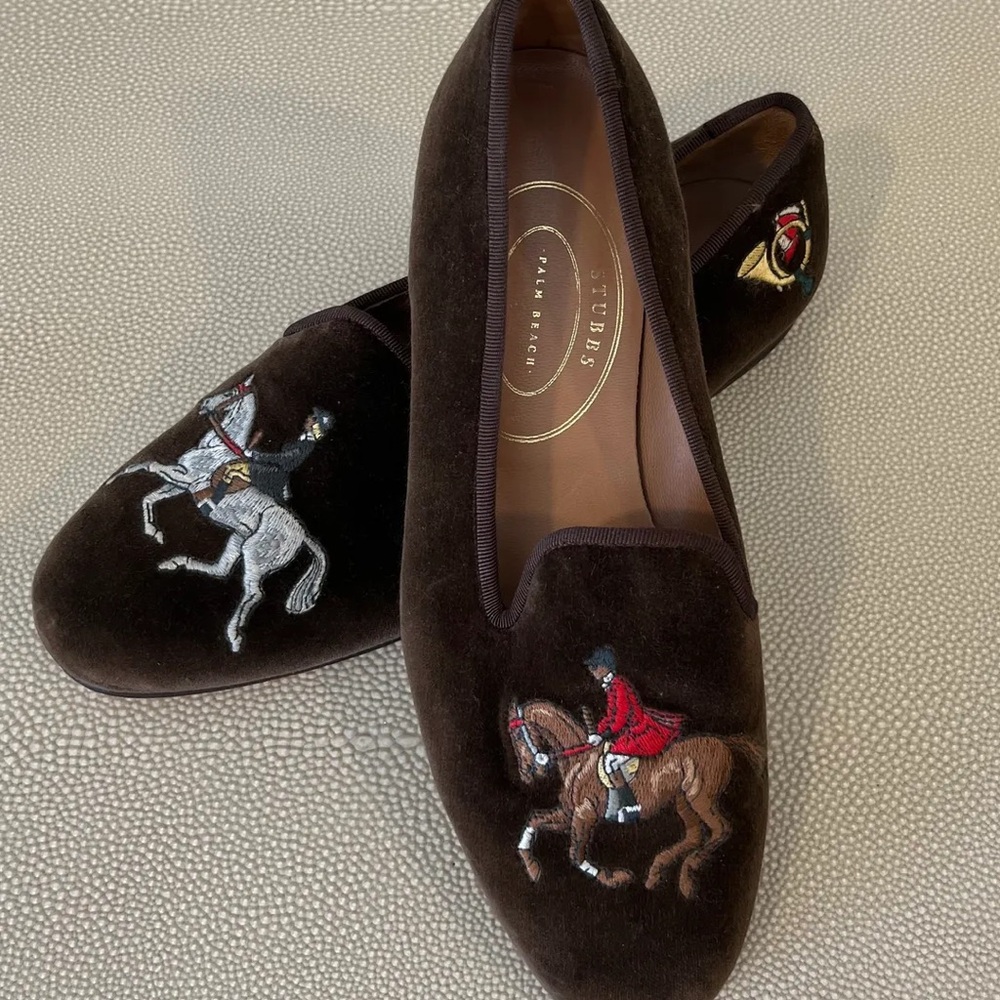 🐎 Stubbs & Wootton equestrian horse slipper 🐎